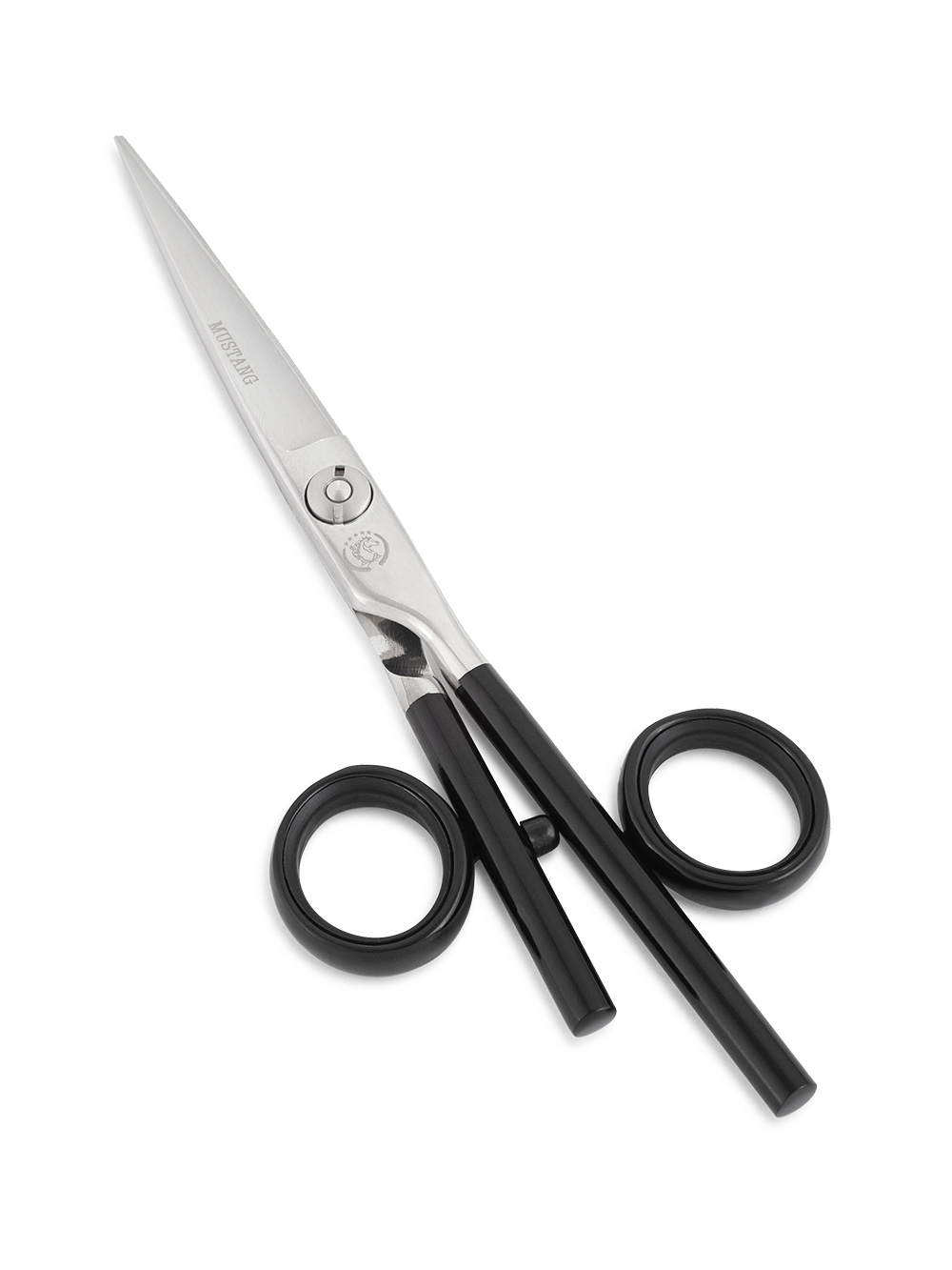 Прямые ножницы - Ножницы прямые Mustang Professional NPR-12 Черный 5,5 дюйм Фото 1