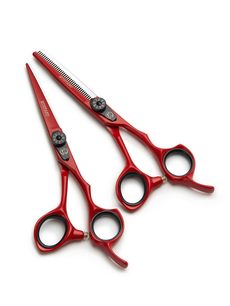 Набор ножниц - Набор ножниц Mustang Professional NP-02 Красный 5,5 дюйм Фото 1