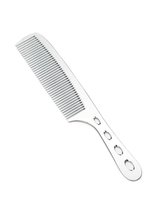 Расчески с ручкой - Расческа металлическая с ручкой Mustang MRPZ-02 Серебристый Фото 1