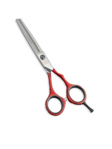 Филировочные ножницы - Ножницы филировочные Mustang Base NB-05 Красный 5,5 дюйм Фото 1